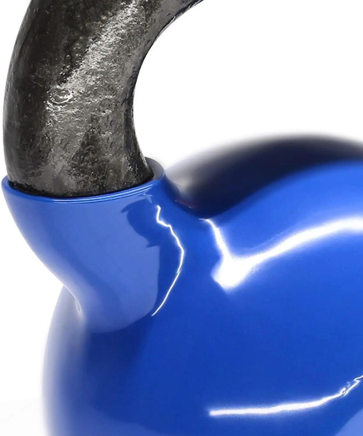 Mancuerna Pesa rusa Kettlebell de 10Kg de hierro con revestimiento de vinilo 5/7