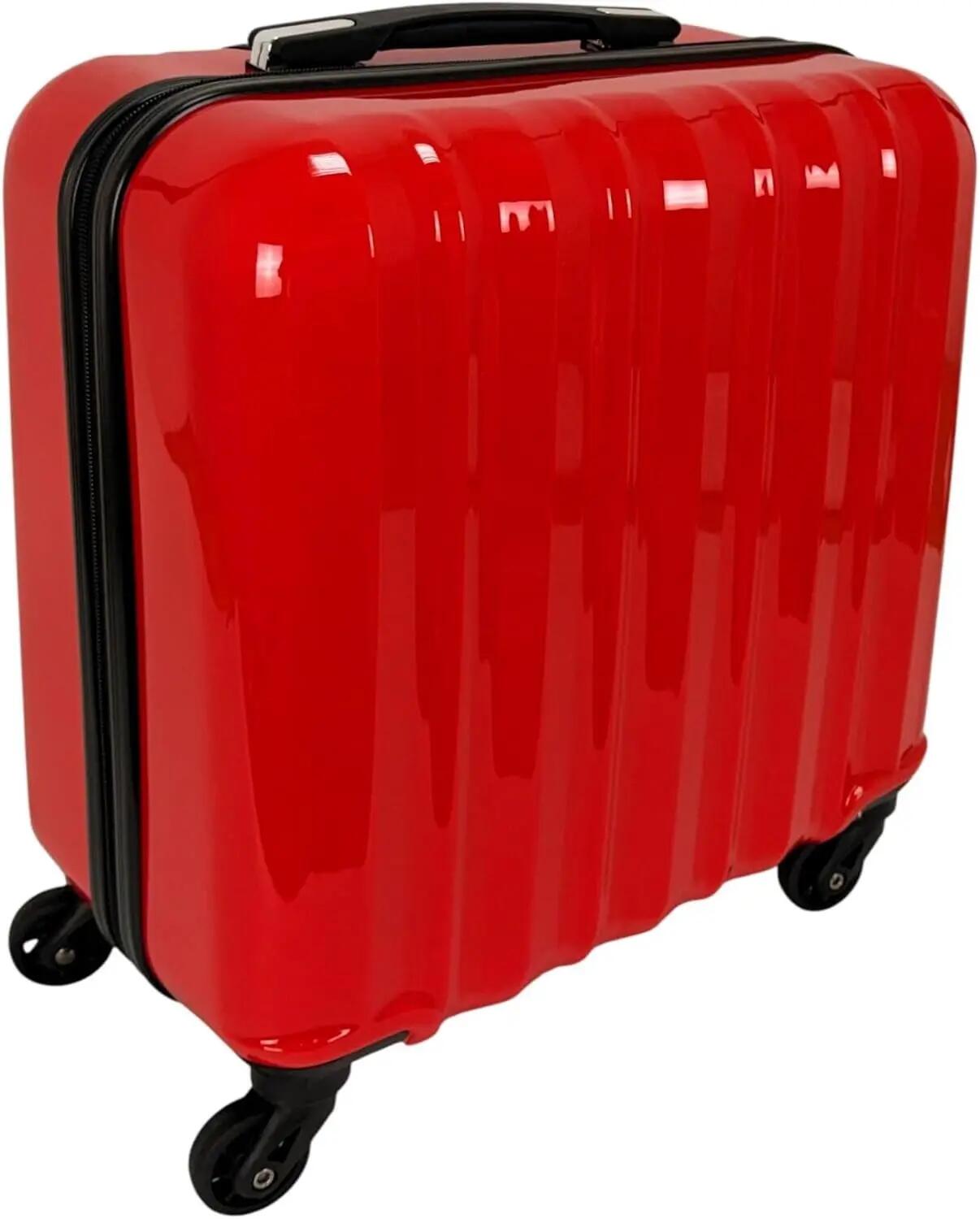 Maleta piloto con 4 Ruedas 360 y con 3 Compartimientos (Rojo) 6/7