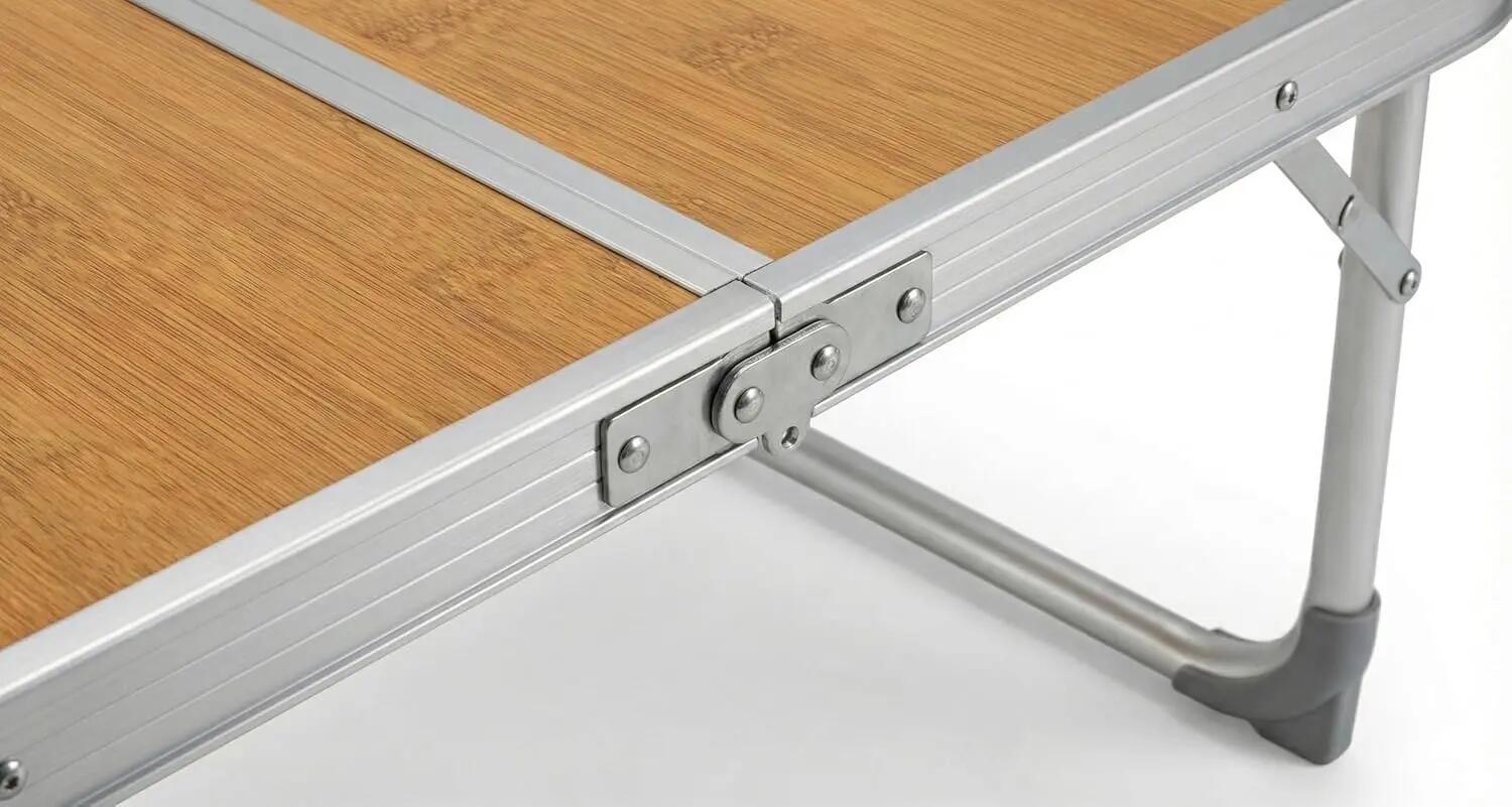 Mesa dobrável leve em alumínio com tampo, mesa de apoio portátil, 60×40×25 cm 6/7