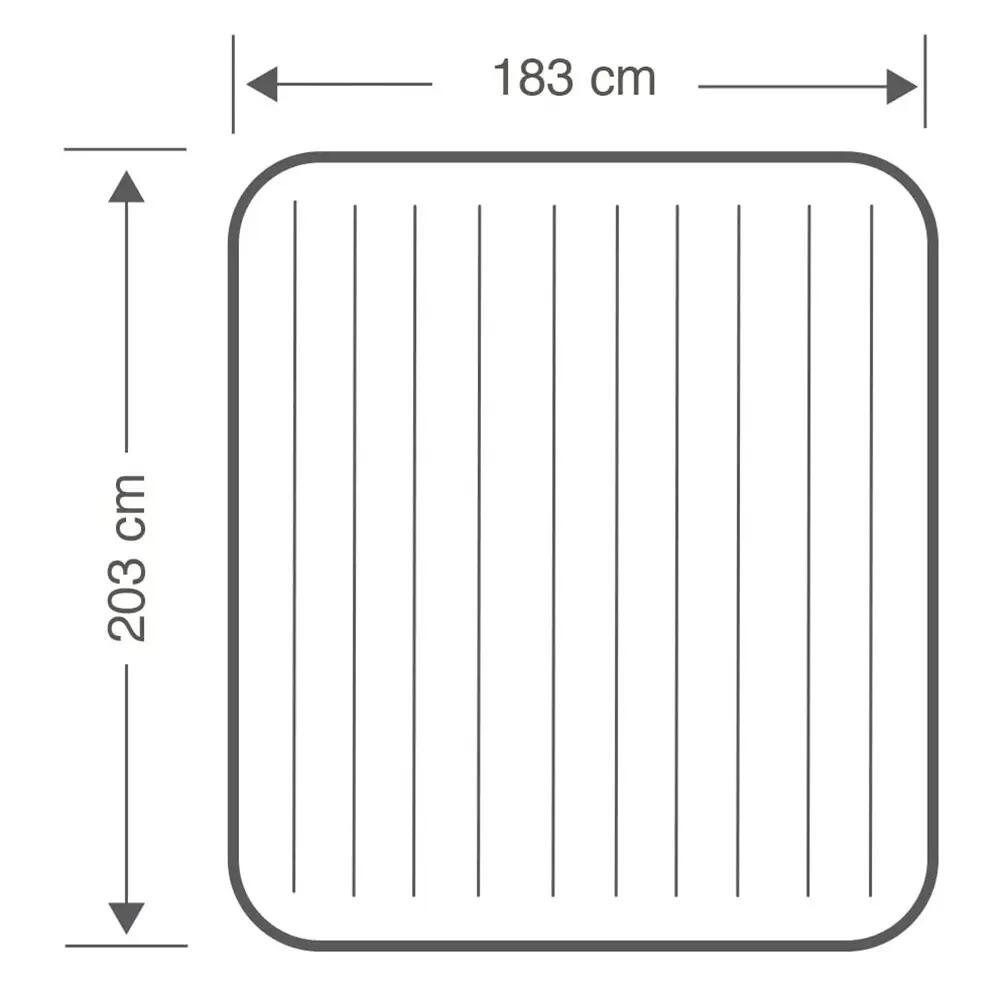 Intex Colchón hinchable clásico 183x203x22cm 68755 3/5