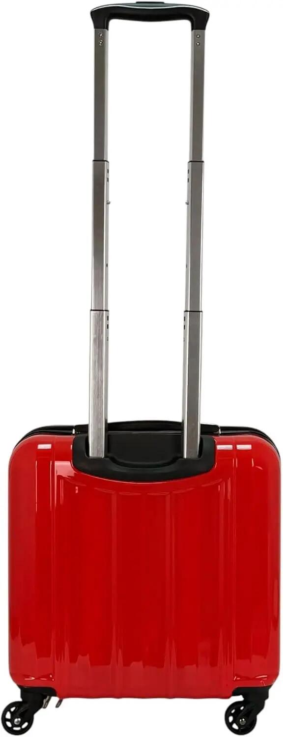 Maleta piloto con 4 Ruedas 360 y con 3 Compartimientos (Rojo) 4/7