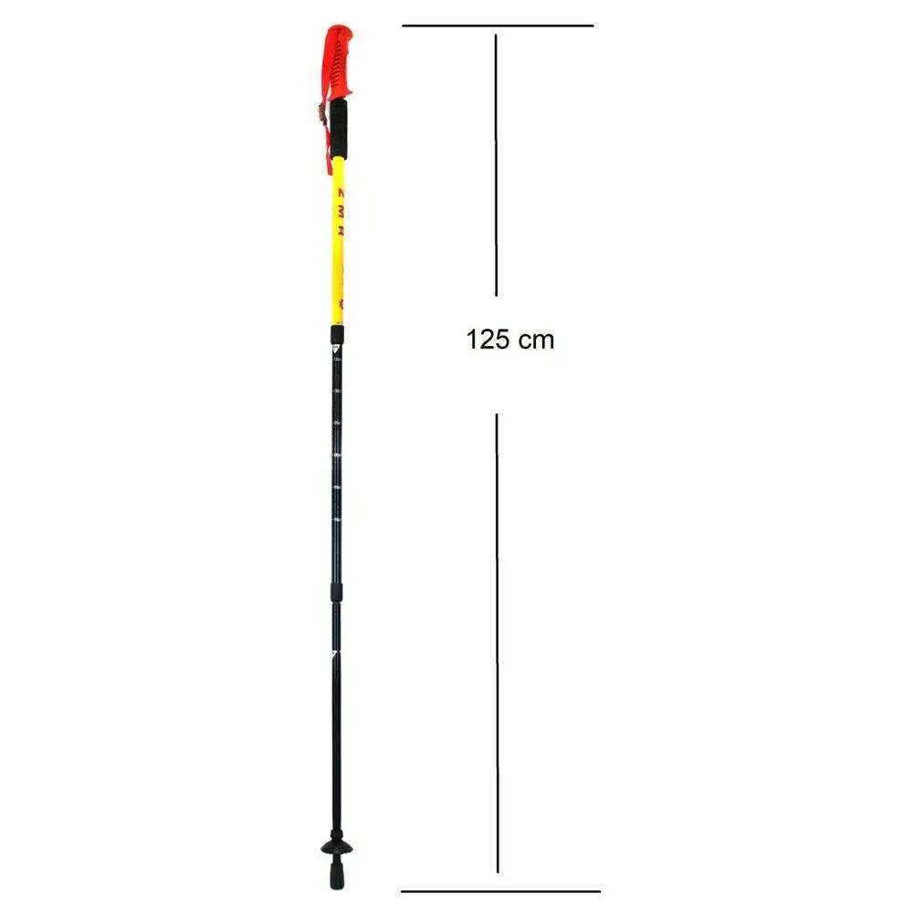 Bastones de marcha telescópicos para senderismo de aluminio antishock 4/5