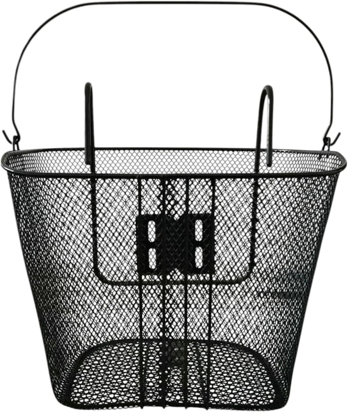 Cesta De Bicicleta Canasta Delantera Metalica Desmontable Altura Ajustable 2/5