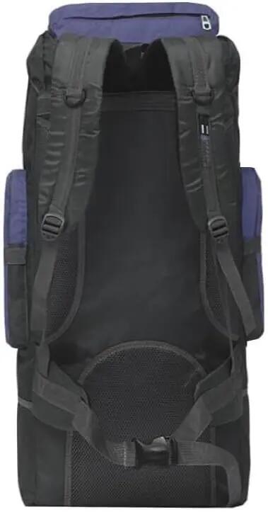 Mochila de Senderismo Trekking 90L Impermeable 73 cm x 35 cm x 20 cm Azul 4/6