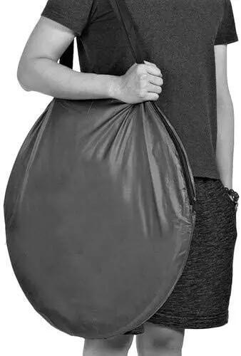 Tienda de campaña baño WC ducha impermeable desplegable Pop Up rojo 5/6