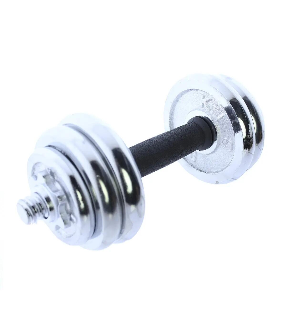 Mancuernas pesas de disco 15kg Total 7,5kg+7,5kg Fitness pesos metal 3/7