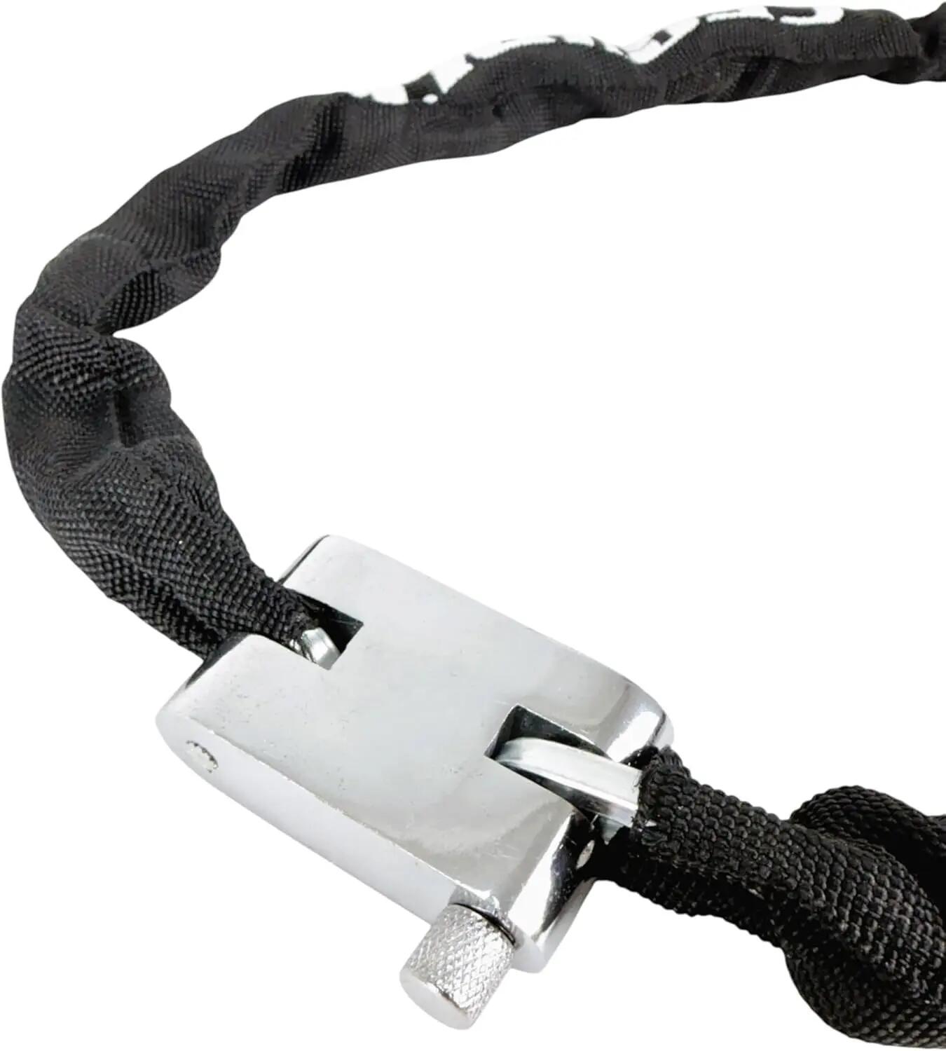 Cadena Candado pitón, Bicicletas, Scooter, patinetes, de 1 Metro forrada en tela 4/7