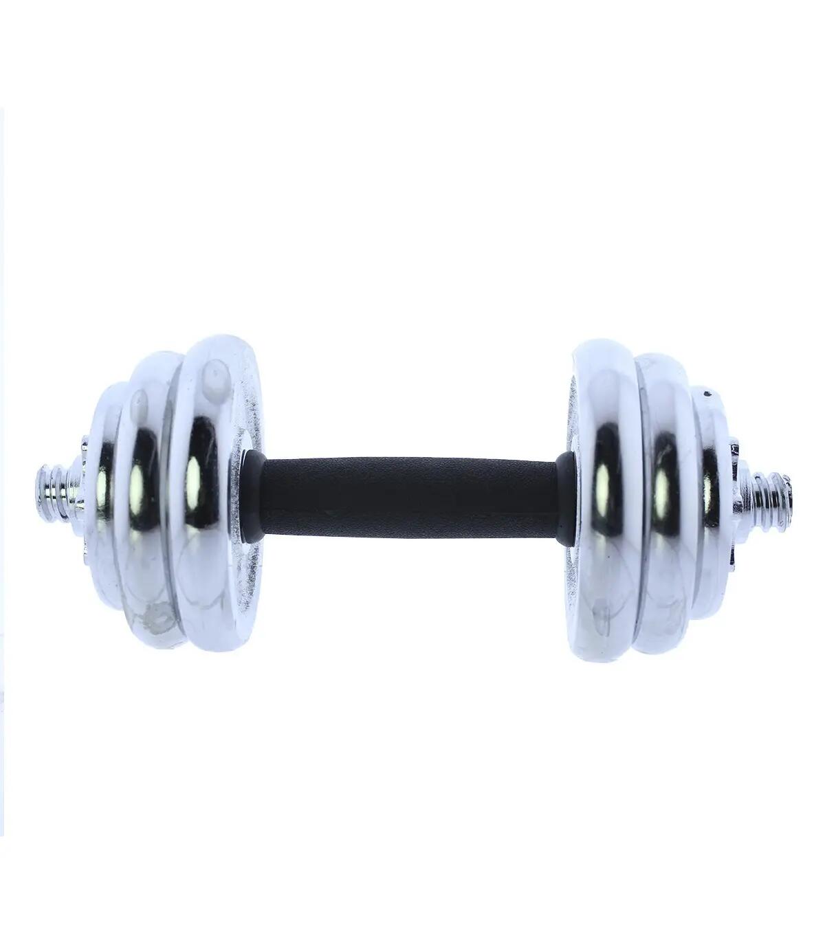 Mancuernas pesas de disco 15kg Total 7,5kg+7,5kg Fitness pesos metal 2/7