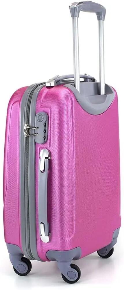 Juego de 3 Maletas con 4 Ruedas giratorias (Fucsia) 3/5