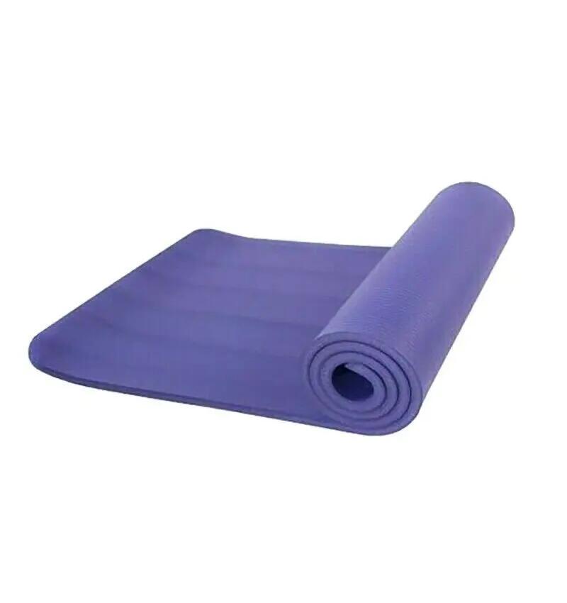 Tapete de ioga, tapete de ginástica, tapete de pilates, 61 x 188 cm, roxo 5/5