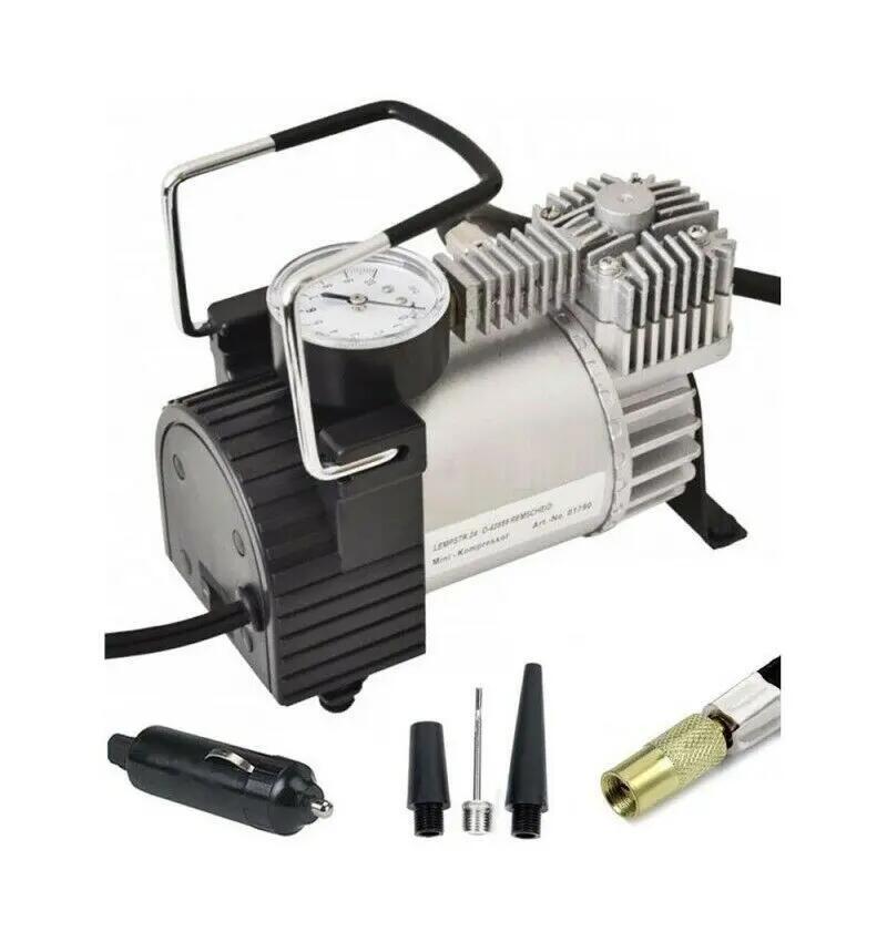 Compressor de ar elétrico para automóvel, 12V, 10 bar e 150 PSI, para isqueiro. 2/4