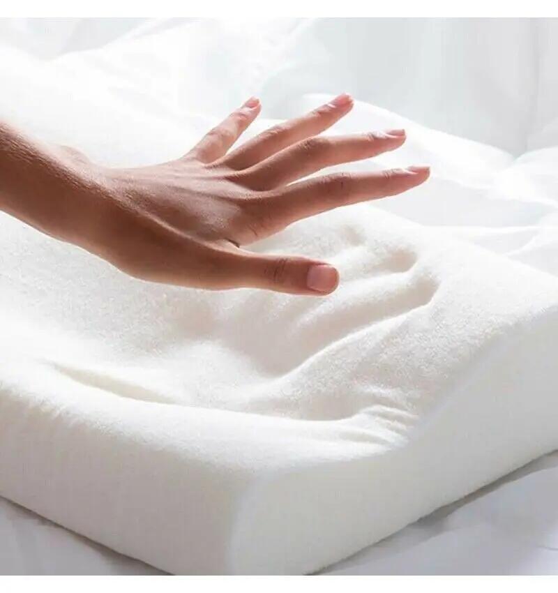 Almohada viscoelástica cervical memory foam contorno 50x30x10cm 5/6