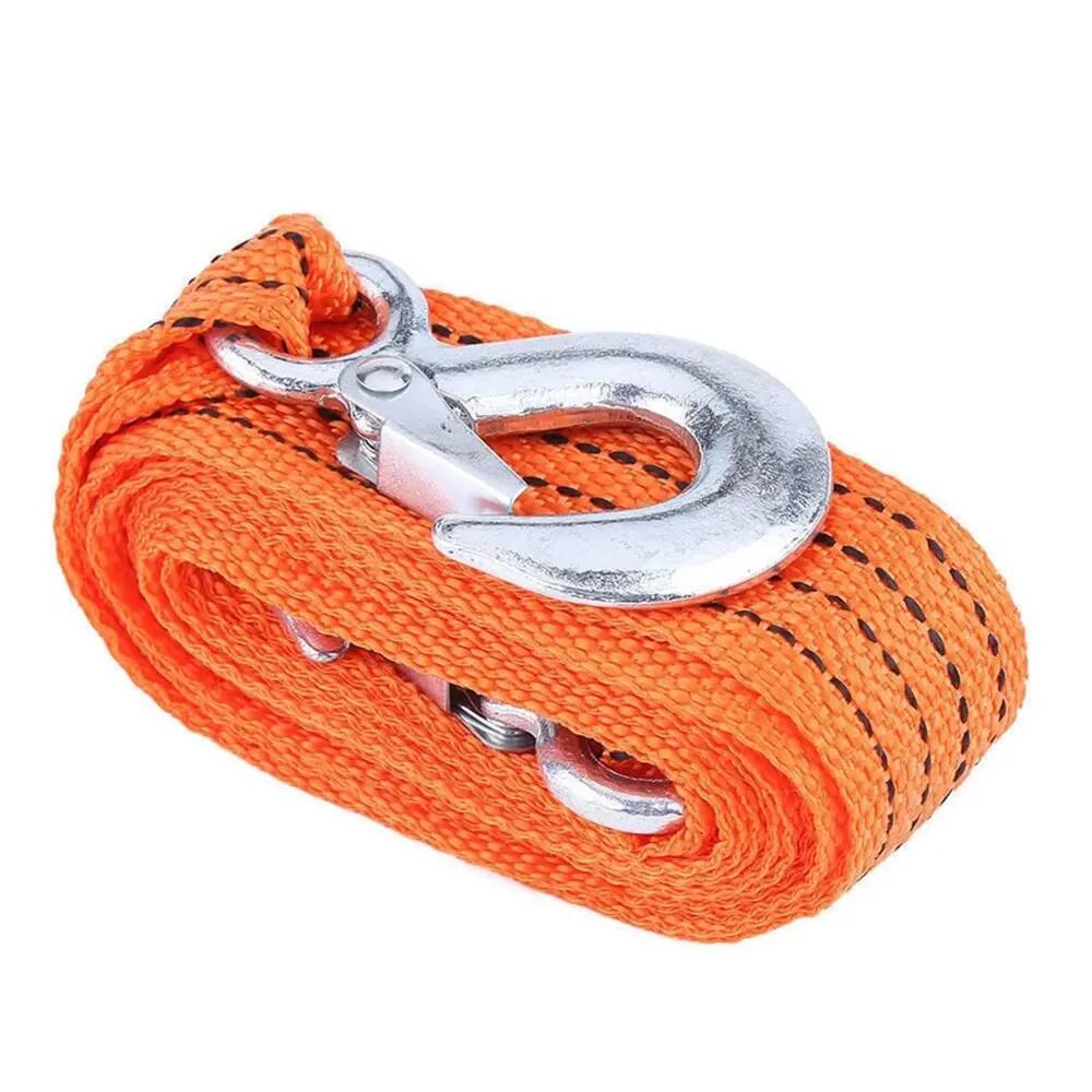 Cable de arrastre cinta de remolque 2" X 4mts con gancho sujeción para coche 7/7