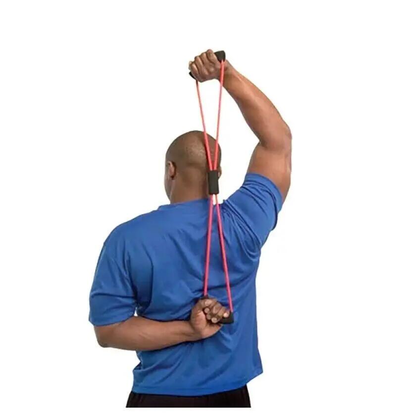 Banda elastica en 8 fitness de goma para resistencia terapia yoga pilates 3/5