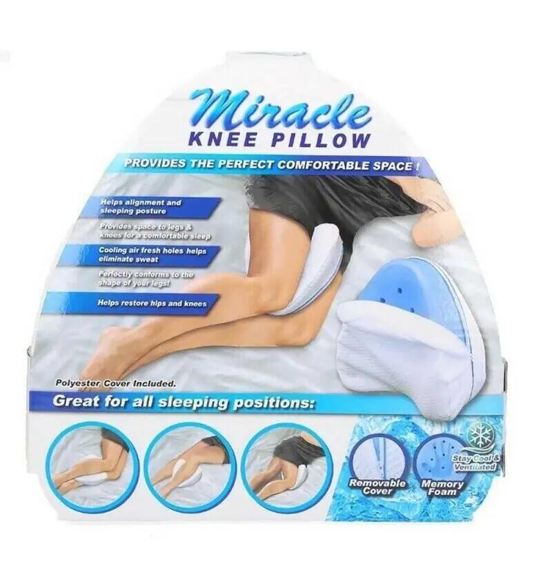 Almohada para piernas rodillas y cadera alivia dolores de espalda Knee Pillow 4/6