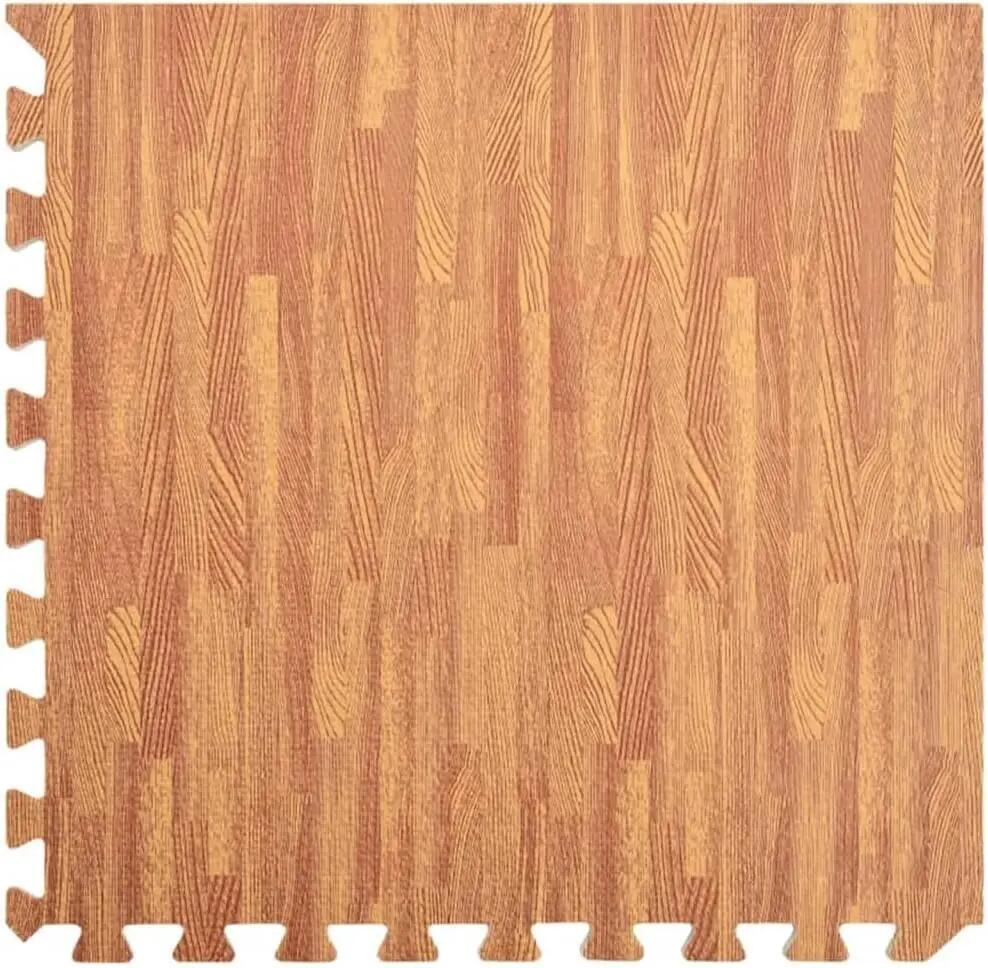 Tapete de ginástica e exercícios em forma de puzzle, 12 peças, 60x60cmx1cm. 2/4