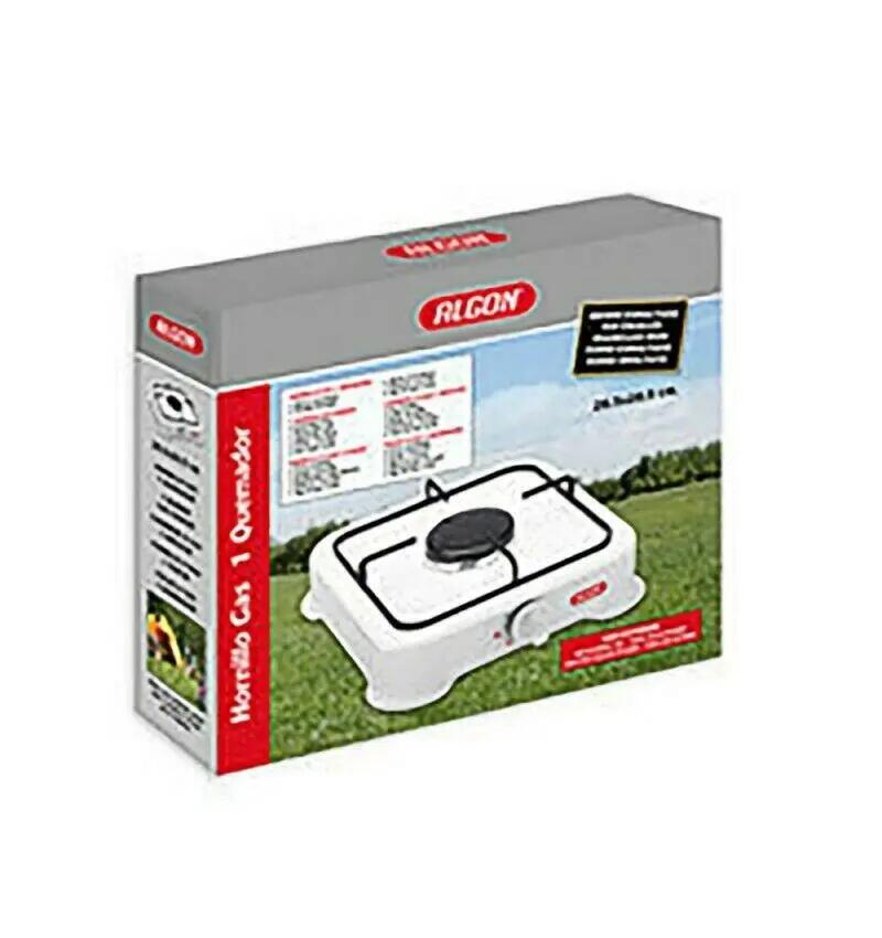 Hornillo de Gas 2,2 kW G30 Blanco 26,5x26,5x6Cm 2/3