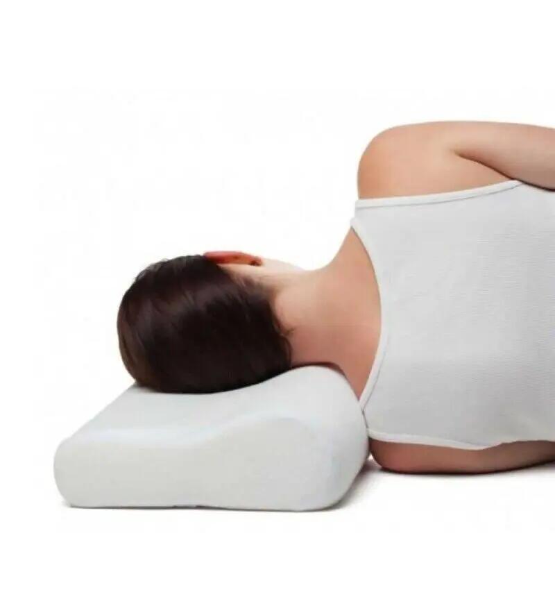 Almohada viscoelástica cervical memory foam contorno 50x30x10cm 2/6