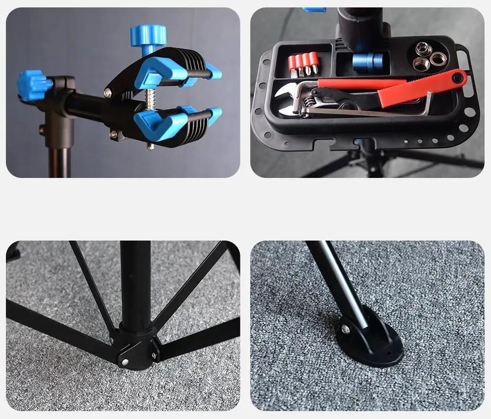 Suporte universal ajustável para bicicleta com rotação de 360° 4/7