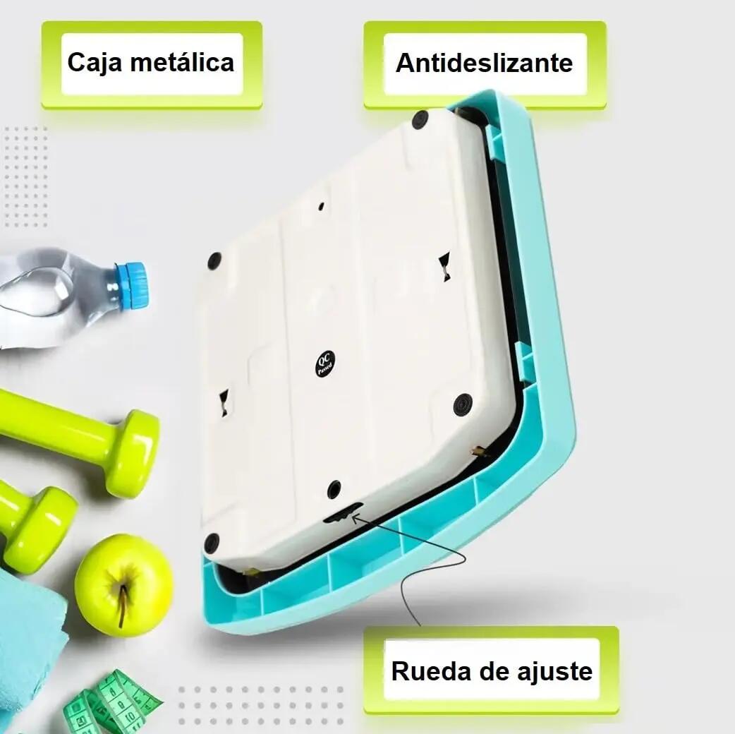 Báscula mecánica antideslizante, indicador giratorio. máx. 120 kg. (Azul) 4/4