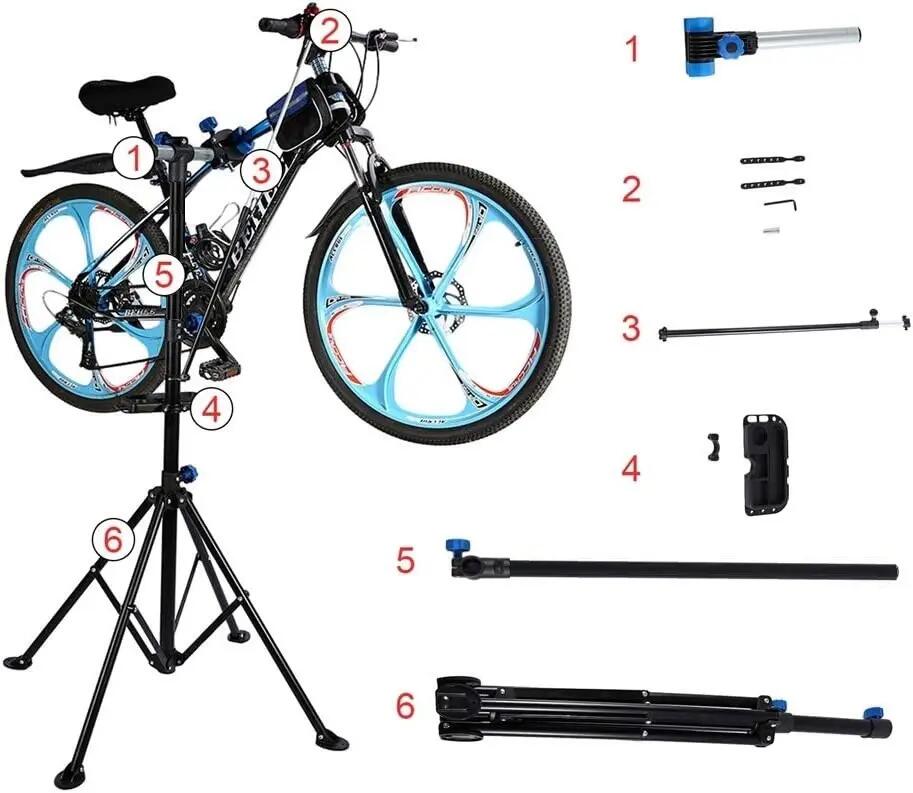 Suporte universal ajustável para bicicleta com rotação de 360° 3/7