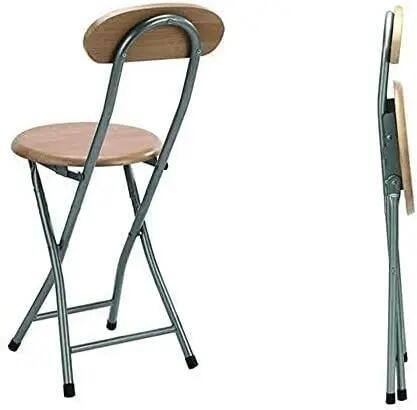 Set de 2 Taburetes Plegables Alto. 74 cm x Diámetro. Ø30 cm 5/7
