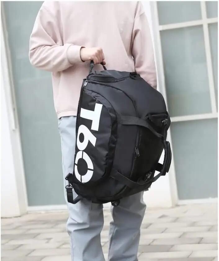 Bolsa mochila de gimnasio deportiva impermeable, Espacio separado para zapatos 4/5