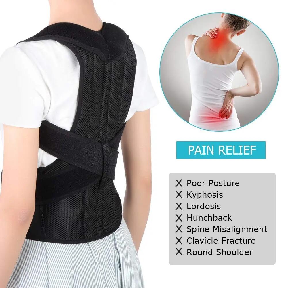 Corrector de Postura Ajustable Apoyo, Enderezador de Espalda (Talla XL) 6/7