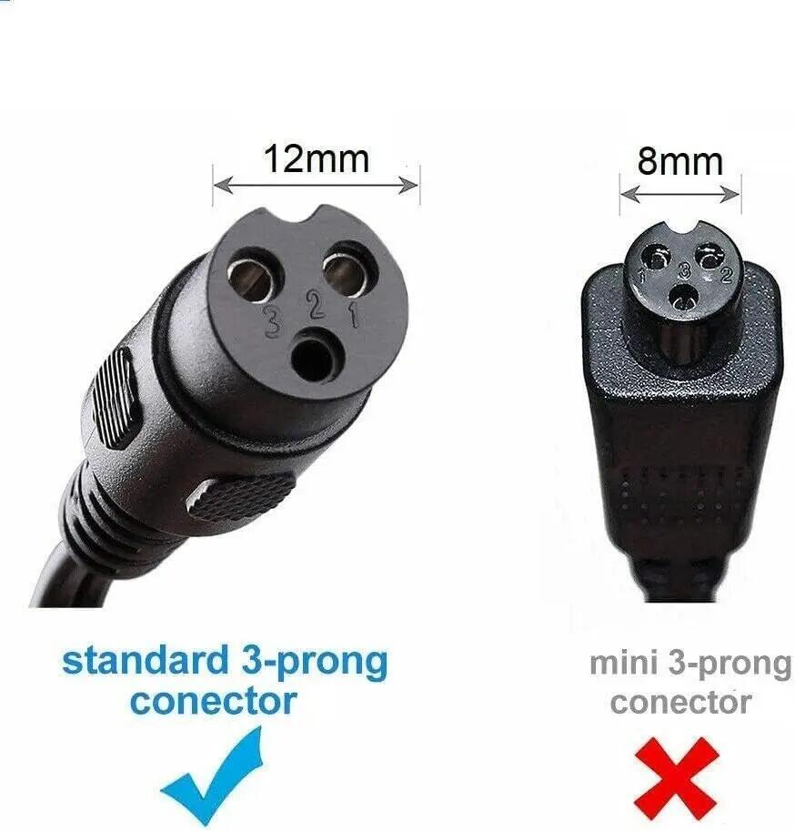 Carregador de bateria para scooter elétrica DC 24V 1.6A para bateria de lítio 2/4