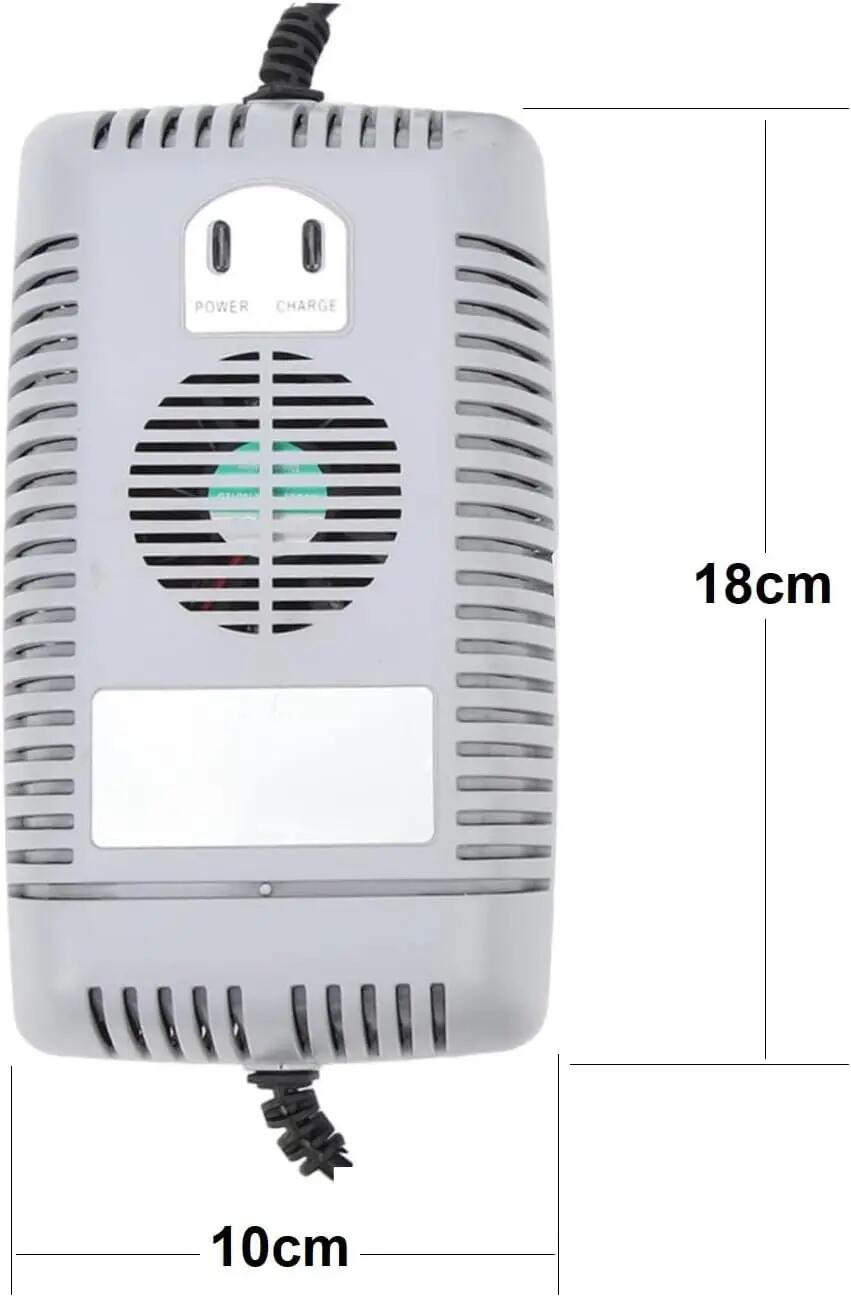 Carregador de lítio scooter, caixa à prova de fogo, 48 V CC, 2,5 A, 220 V CA 4/6