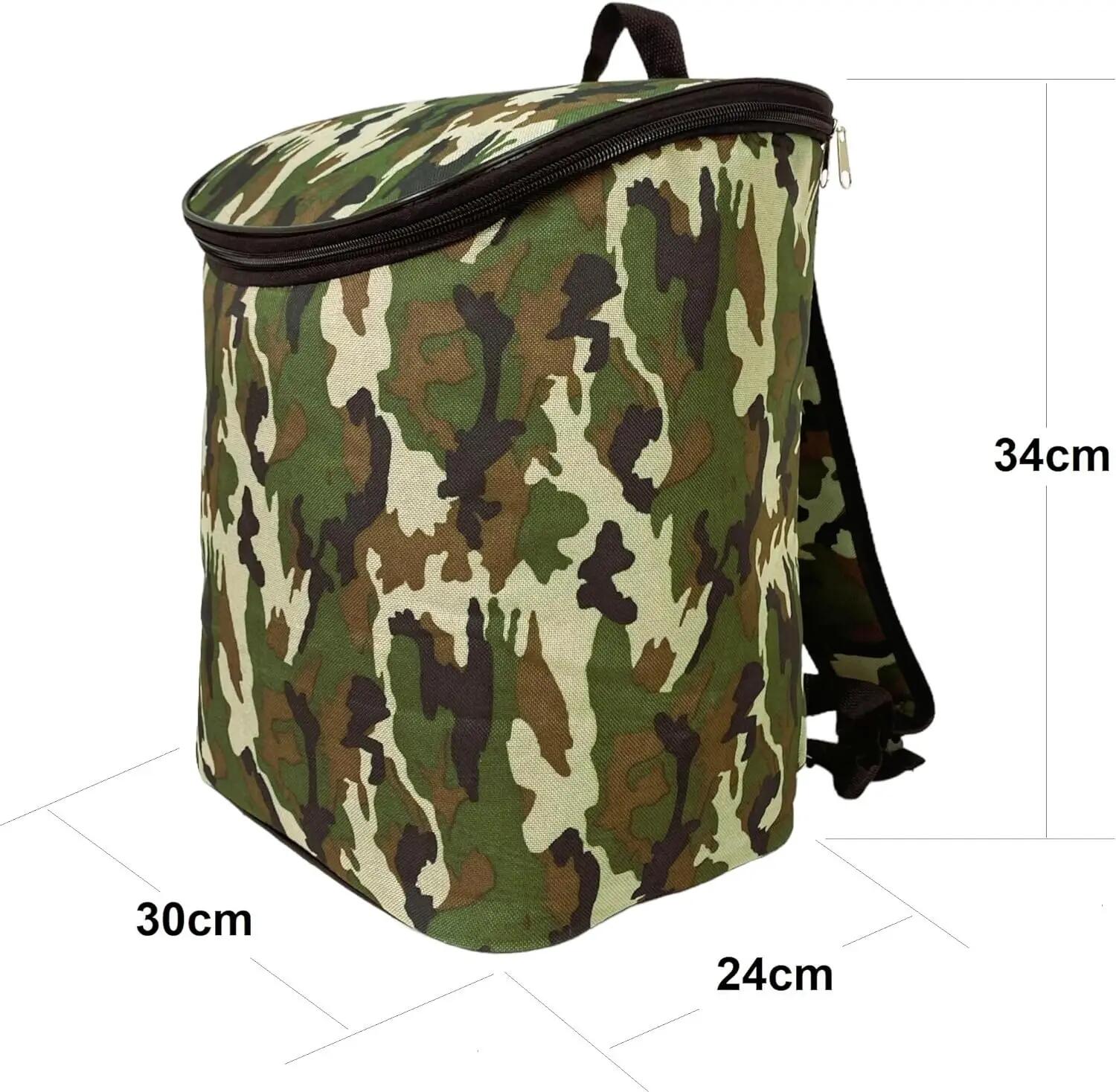 Mochila térmica isolada de 16 litros com alça ajustável. 6/6