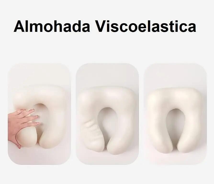 Travesseiro de viagem e zona cervical, espuma viscoelástica com memória. 5/7