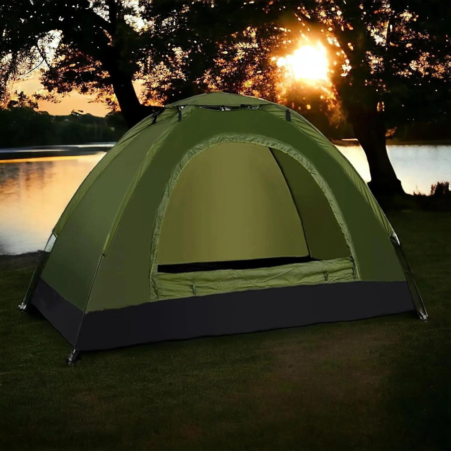 Tienda de Campaña iglu Impermeable Acampar, Camping, con Bolsa, 6 Personas 3/5