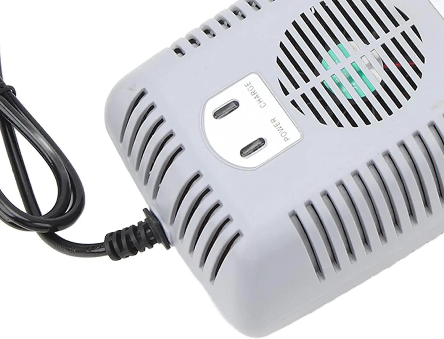 Carregador de lítio scooter, caixa à prova de fogo, 48 V CC, 2,5 A, 220 V CA 2/6