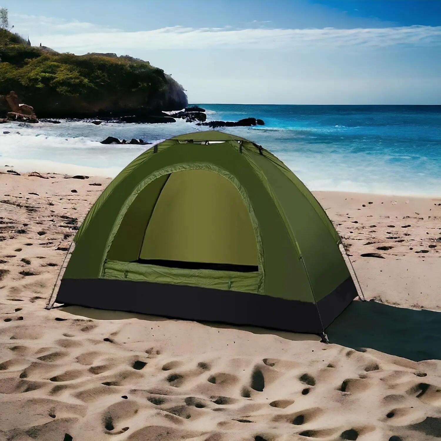 Tienda de Campaña iglu Impermeable Acampar, Camping, con Bolsa, 6 Personas 2/5