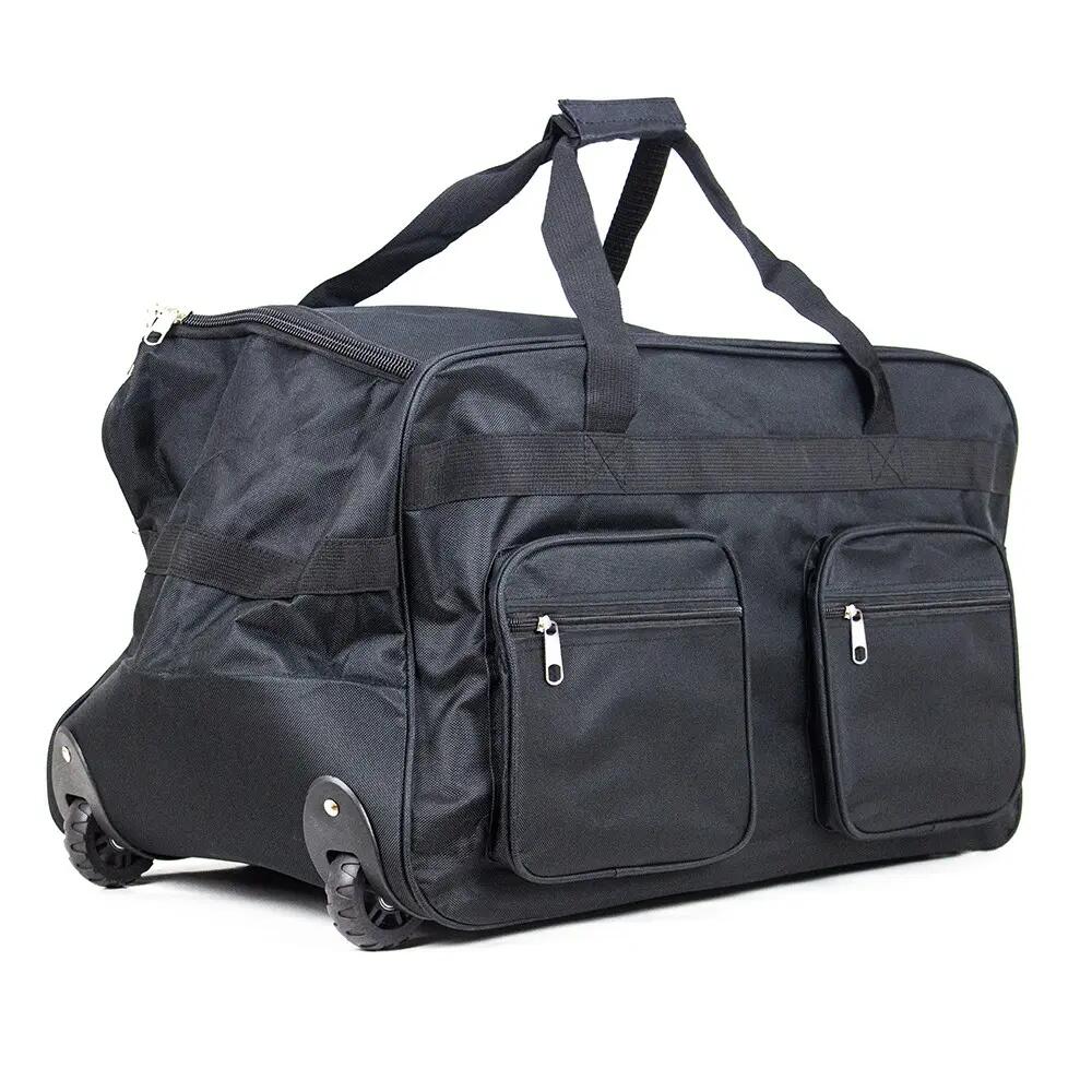 Maleta Bolsa de viaje trolley equipaje de mano 60x35x30cm Bolso Negra 2/4