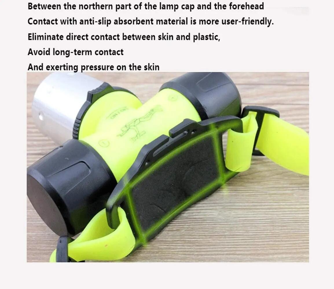Linterna del Faro LED Linterna de Buceo Resplandor Recargable 7/7