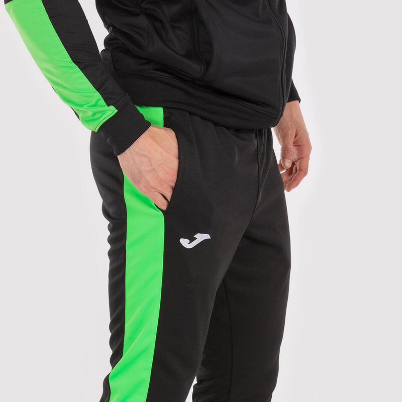 Calça comprida Homem Joma Championship iv preto verde fluorescente