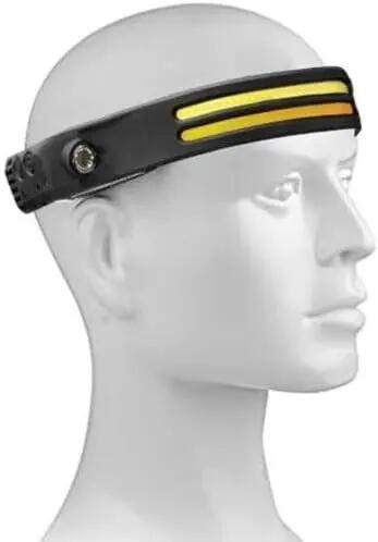 Linterna frontal, haz ancho 230 con sensor de movimiento, faro recargable 2/7