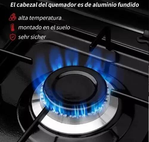 Cocina de Gas hornillo 1 Fogon portatil + manguera estufa para camping 3/6
