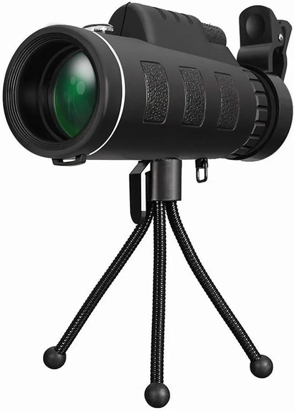 Prismaticos, Telescopio monocular 40 x 60 FMC BAK4, Soporte movil y trípode 2/7