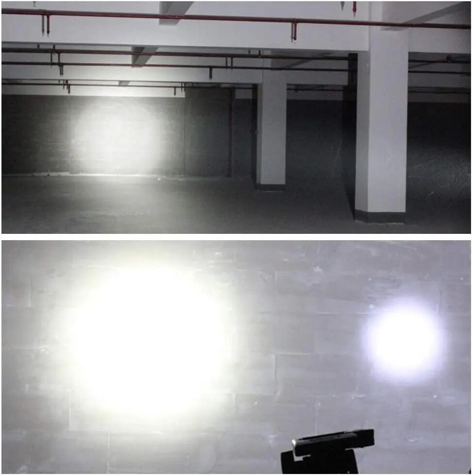 Linterna del Faro LED Linterna de Buceo Resplandor Recargable 3/7
