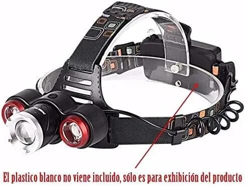 Lanterna de cabeça LED recarregável ML T6 + 2X COB Zoom à prova de água 5/5