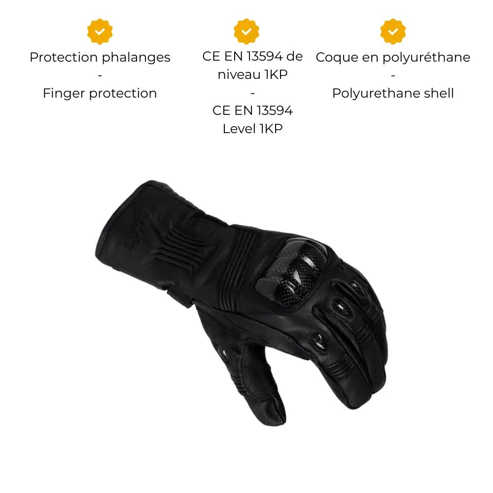 Gants moto homologués CE CARBON V2 5/7