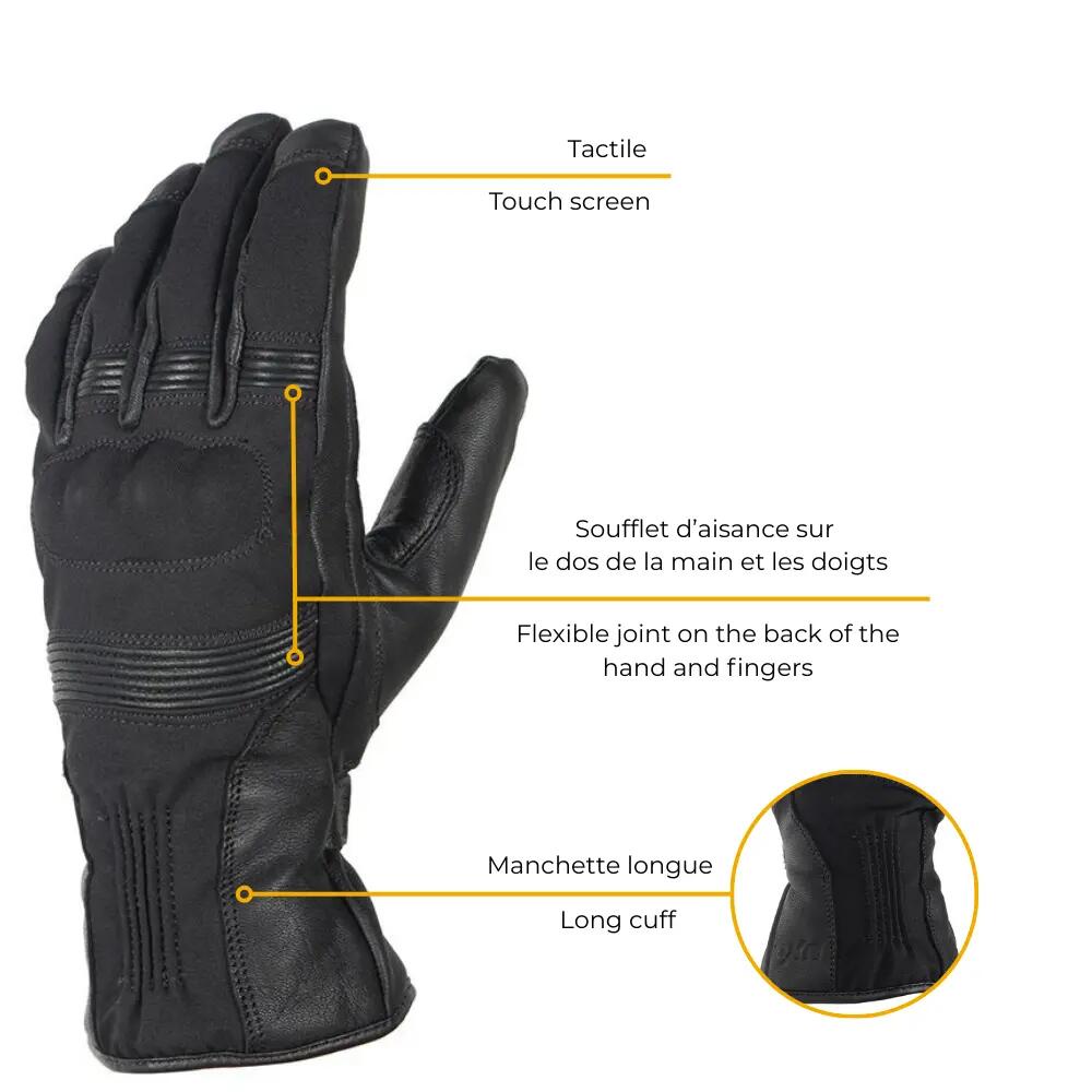 Gants moto homologués CE GENTLE LADY 4/7