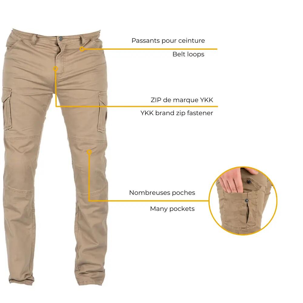 Pantalon moto homme certifié | BATILIUS 4/7