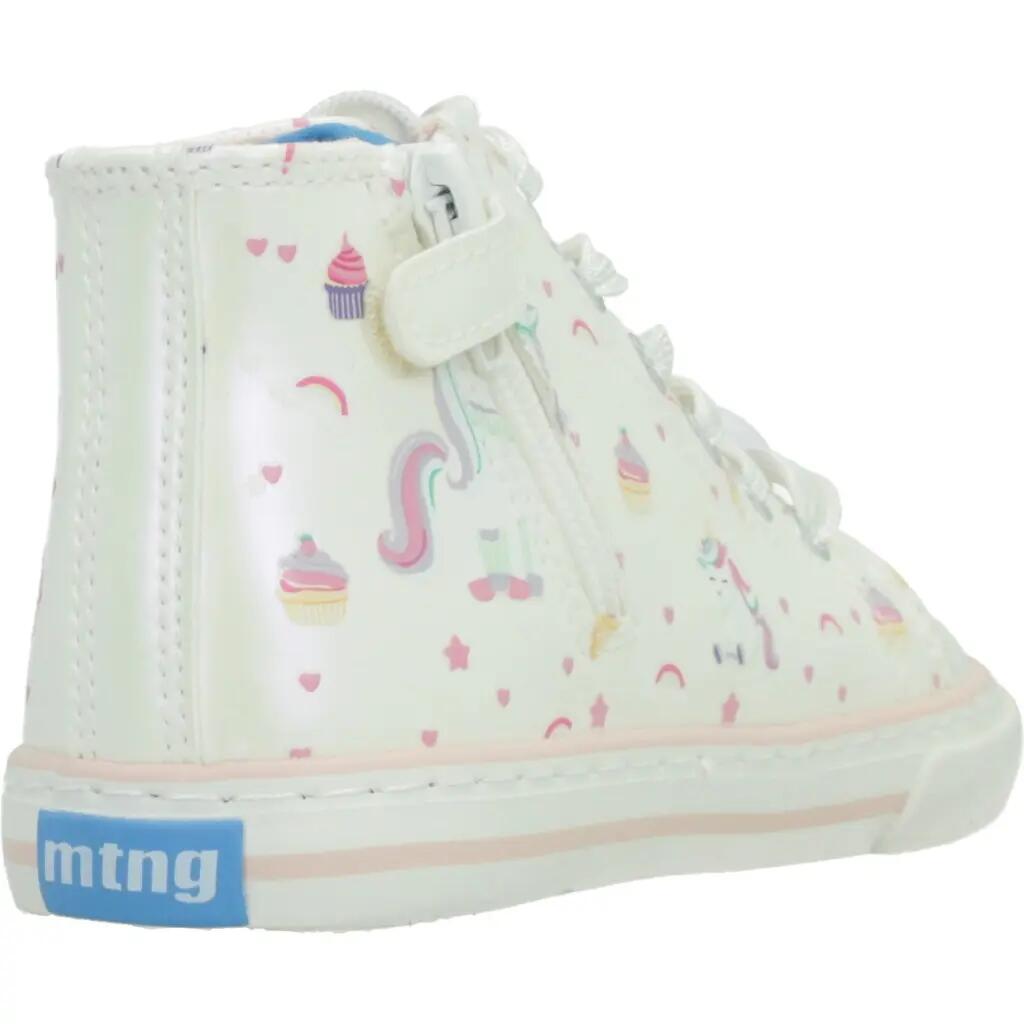 Sapatilhas menina barefoot mtng free lights branco 3/7