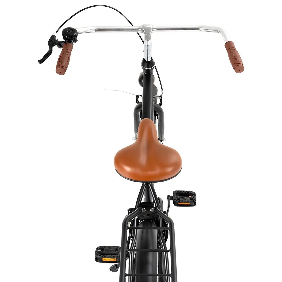 City Jongensfiets 26 inch - Kinderfiets 10-14 jaar - Fiets & Verlichting – Zwart 9/11