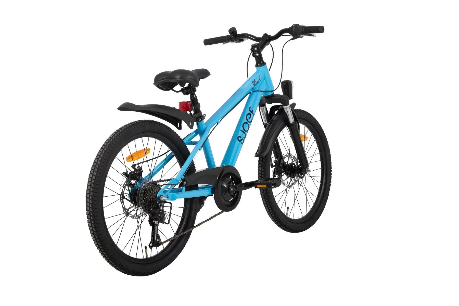Climb Mountainbike Jongens 22 inch - 7-9 Jaar - 6V & Schijfrem – Blauw 11/12