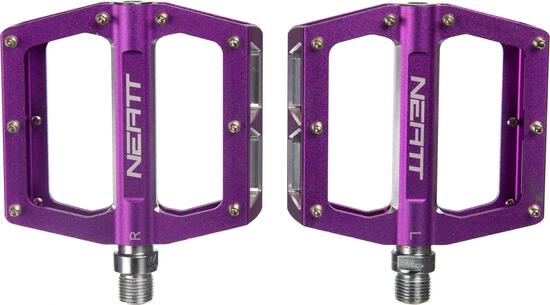 Paar Neatt Attack V2 8 Pin Lila Flat Pedale